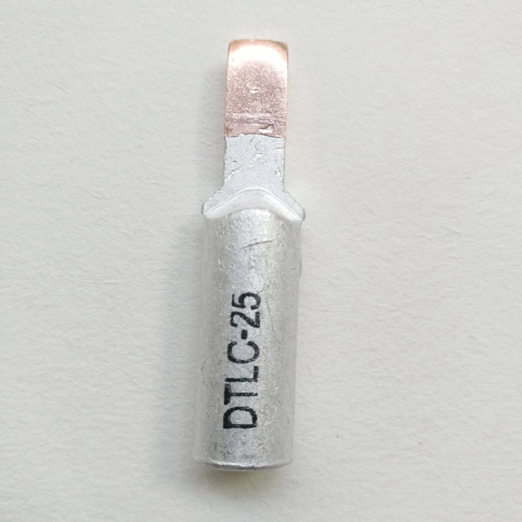 DTLC-25铜铝插针 铜铝线鼻子 鸭嘴型铜铝端子