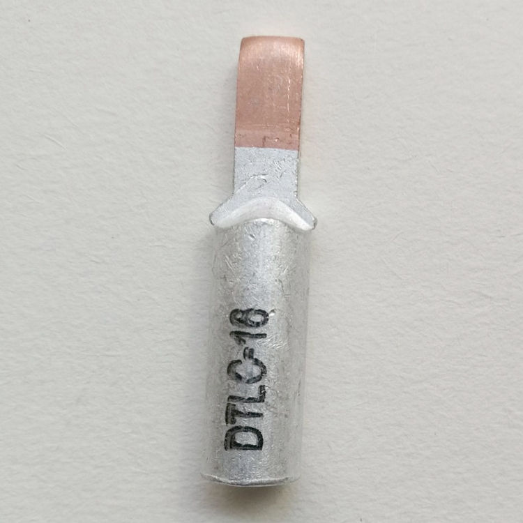 DTLC-16铜铝插针 16平方鸭嘴形铜铝鼻子 断路器接线端子